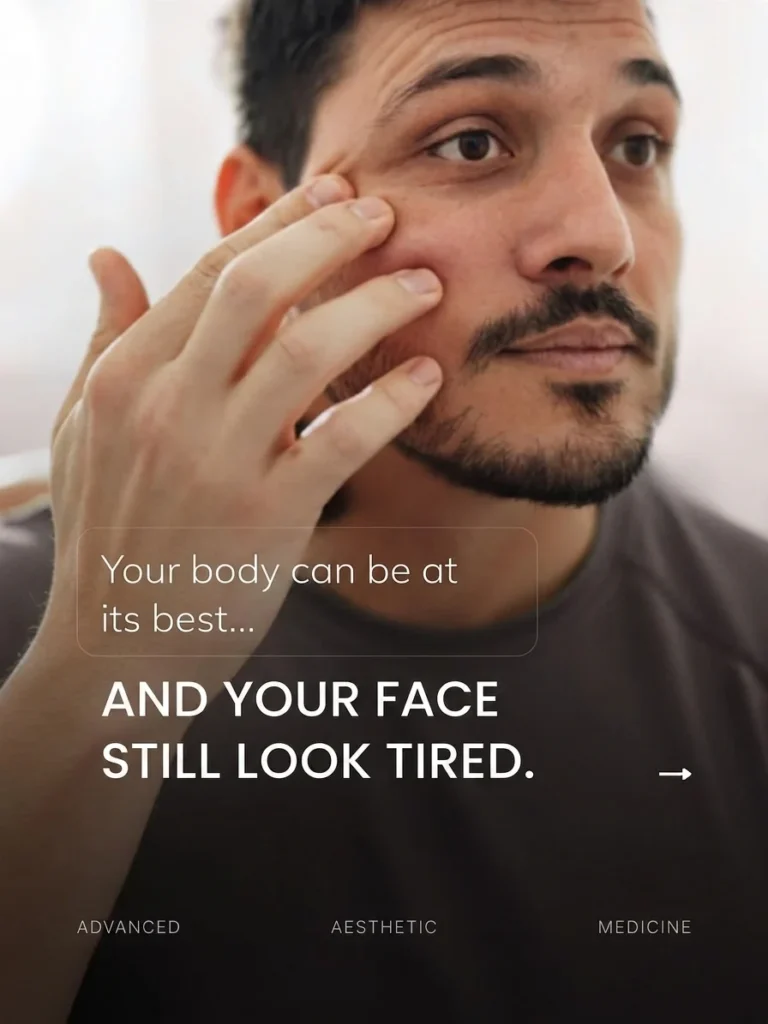 Your body at its best while your face still looks tired: facial aesthetic medicine