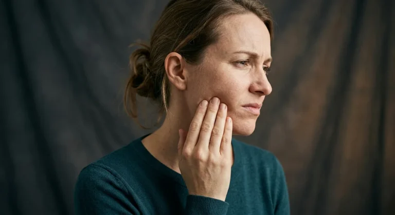Jaw pain caused by bruxism and masseter clenching