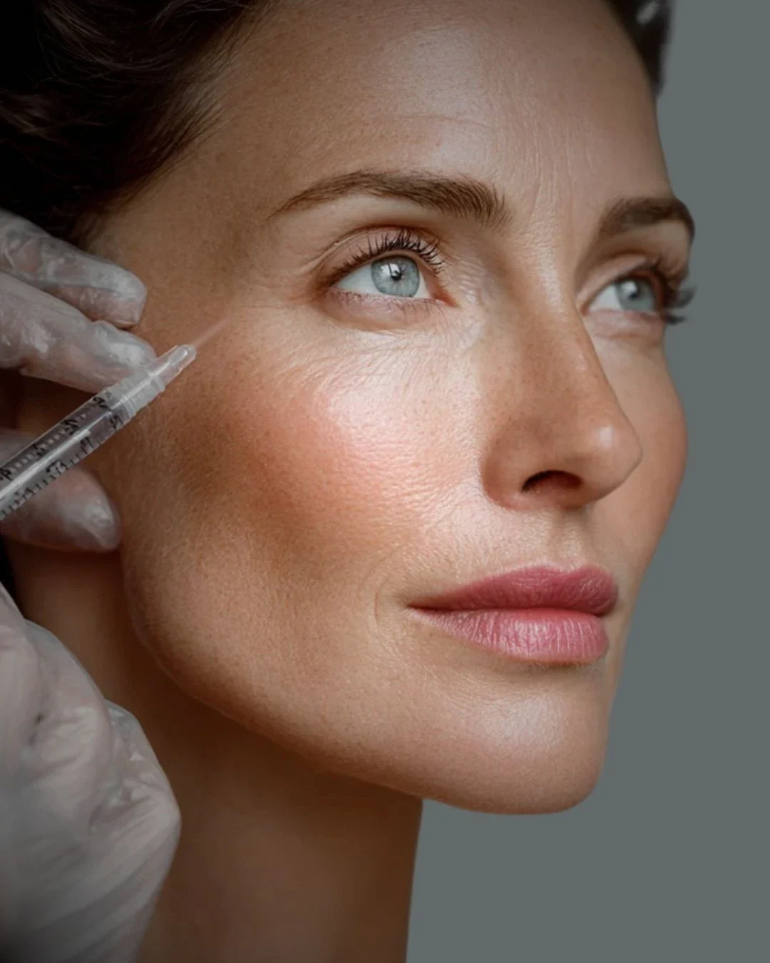 Botox injection performed by Dr. Jorge Vives in Cartagena, Colombia