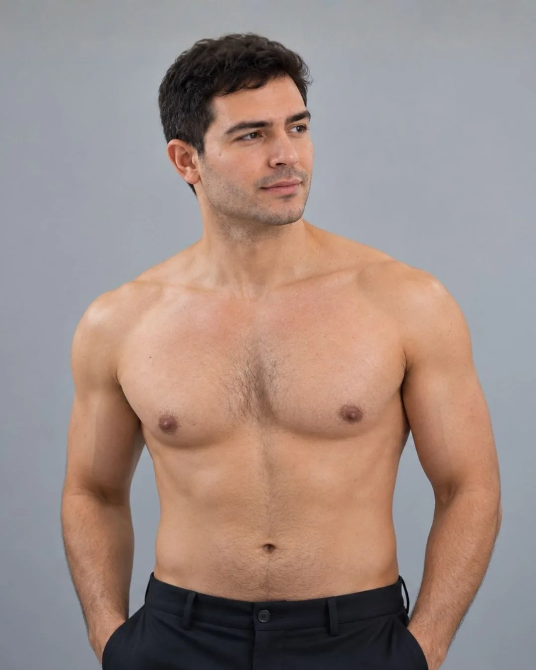 Aumento de pecho o aumento de pectorales con ácido hialurónico para hombres en Bogotá - Dr. Jorge Vives - Médico estético y médico radiólogo en Bogotá Colombia